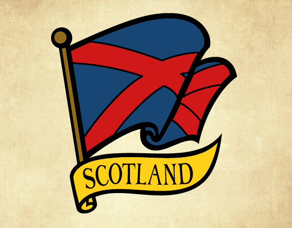 Desenho Bandeira da Escócia pintado por joana2003