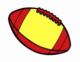 Desenho Bola de futebol americano. pintado por yasmanu
