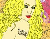 Desenho Shakira - Laundry Service pintado por AninhaPela