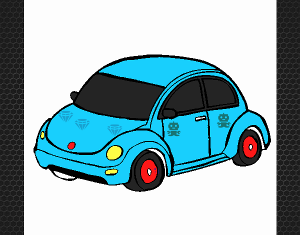 Jogos de Colorir Desenhos Online: Carro Fusca