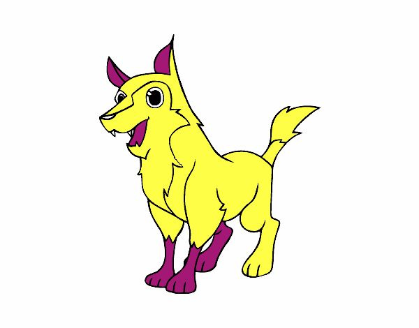 Desenho Cão rafeiro pintado por dadal