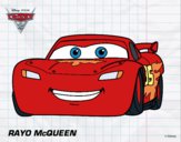 Desenho Carros 2 - Relâmpago McQueen pintado por brenda5468
