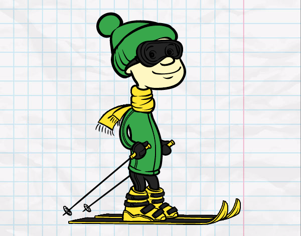 Esquiador profissional
