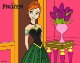 Desenho Frozen Princesa Anna pintado por dadal