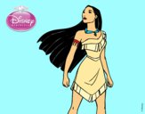 Desenho Pocahontas - Princesa Pocahontas pintado por brenda5468