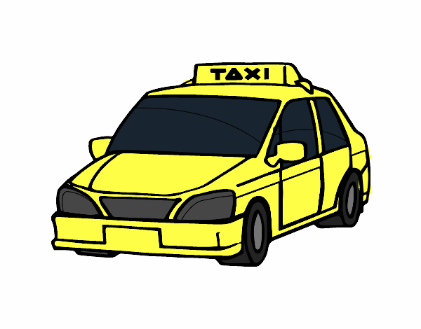 Desenho Um táxi pintado por reinaldoe