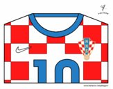 Desenho Camisa da copa do mundo de futebol 2014 da Croácia pintado por Gean