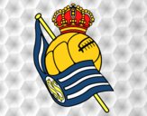 Desenho Emblema do Real Sociedad de Fútbol pintado por Gean