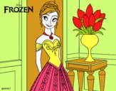 Desenho Frozen Princesa Anna pintado por Tida