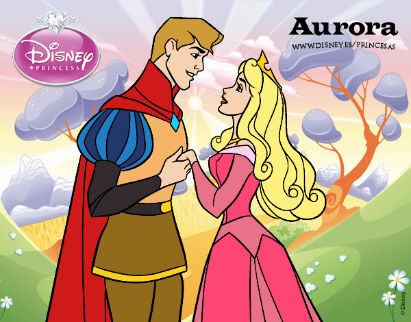 A Bela Adormecida - Príncipe Felipe e Aurora