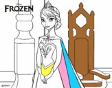 Desenho Frozen Rainha Elsa pintado por alessandgi