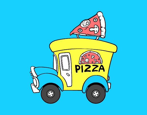 Desenho Food truck de pizza pintado por Marcello_B