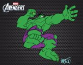 Desenho Wingadores - Hulk pintado por Anapestana