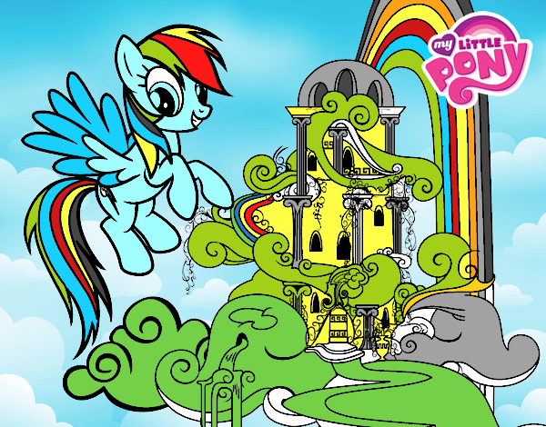Rainbow Dash palácio