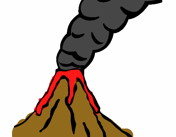 Desenho de Vulcão para colorir  Desenhos para colorir e imprimir gratis
