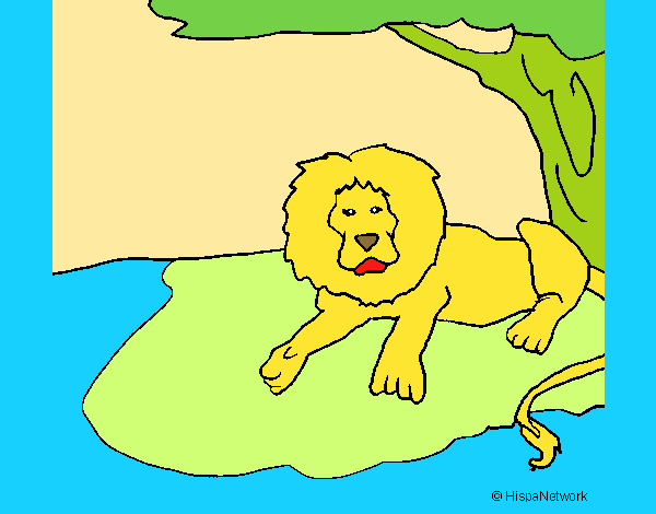 Desenho O Rei Leão pintado por zuleikapas
