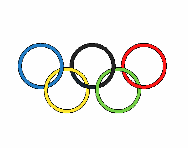 Desenho Argolas dos jogos olimpícos pintado por Wbads