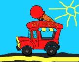 Desenho Food truck de sorvete pintado por betinho
