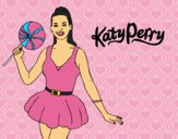 Katy Perry com um pirulito