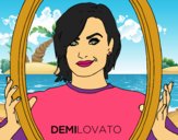 Desenho Demi Lovato Popstar pintado por adrielluyy