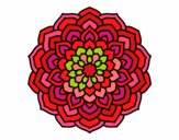 Desenho Mandala pétalas de flores pintado por Biiah
