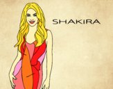 Desenho Shakira pintado por Mand_Rose