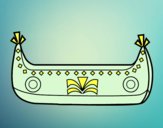 Desenho Barco indiano pintado por tyanca