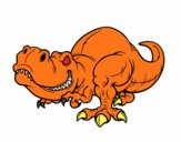 Desenho Tyrannosaurus Rex pintado por repelstelt