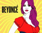 Desenho Beyoncé B-Day pintado por gleycinha