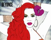 Desenho Beyoncé pintado por gleycinha