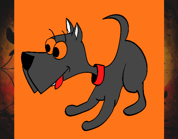 Desenho Cachorro III pintado por repelstelt