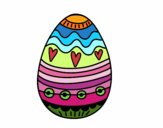 Desenho Decoração de ovos de Páscoa pintado por 21maio48