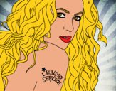 Desenho Shakira - Laundry Service pintado por ImShampoo