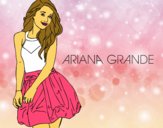Desenho Ariana Grande pintado por dannielly