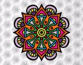 Desenho Mandala mundo árabe pintado por negrao