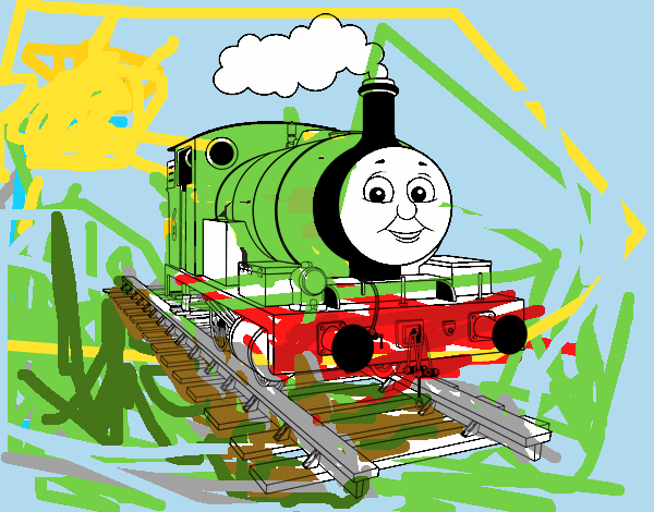 Percy a locomotiva pequena