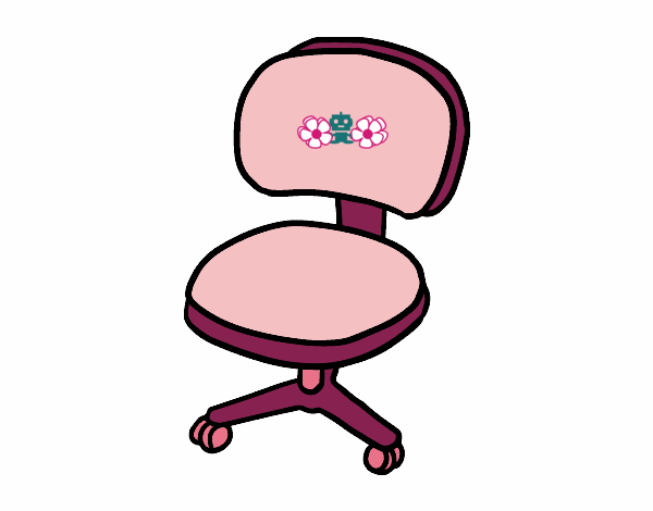 Cadeira com rodízios