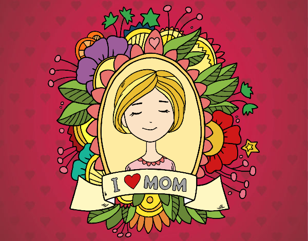 Desenho Homenagem a todas as mães pintado por beadama