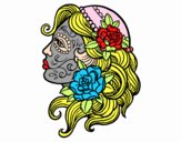 Desenho Tatuagem de Catrina pintado por FLORIDA 