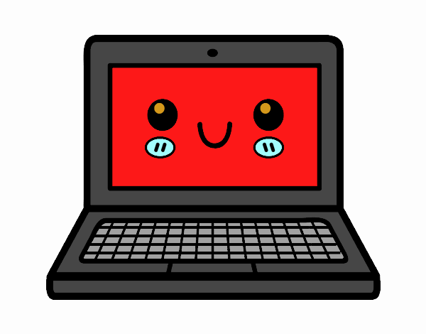 Um computador portátil
