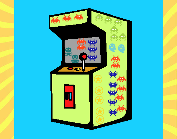 Desenho Arcade pintado por iyacfox1