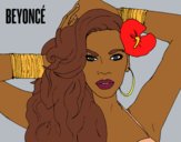 Desenho Beyoncé pintado por YanneLima