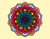 Desenho Mandala pétalas de flores pintado por jessica99