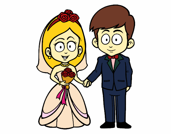 A noiva eo noivo.