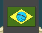 Desenho Brasil pintado por vitorcely