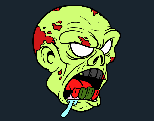 cabeça de zombi