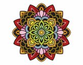Desenho Mandala decorativa pintado por janett