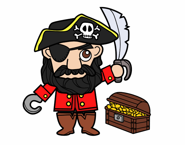 Pirata com tesouro