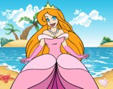 Desenho Princesa Ariel pintado por farylu