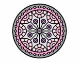 Desenho Mandala equilíbrio mental pintado por janett